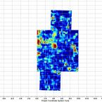 GPR results 1.2 meters down