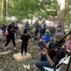 Forest Sanctuary Celebration music and dancing